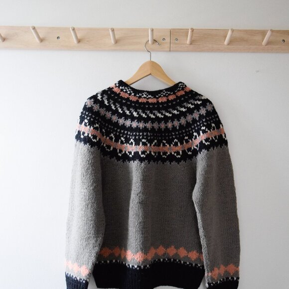 OOAK hand knit wool cardigan - Picture 4 of 4